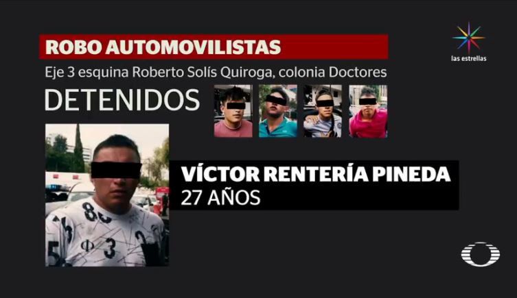 Detienen a banda de asaltantes en la colonia Doctores - Asaltantes-Colonia-Doctores-2