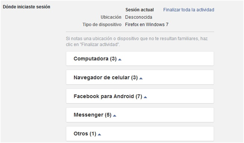 Trucos de Facebook y Messenger que podrían ser útiles - CERRARSESIONREMOTO2