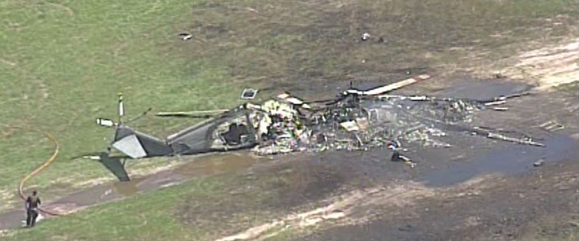 Tres personas murieron en accidente de helicóptero en Florida