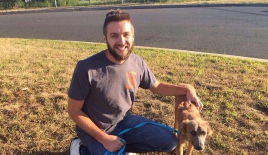 Residente de Estados Unidos adopta a perro en la Ciudad de México