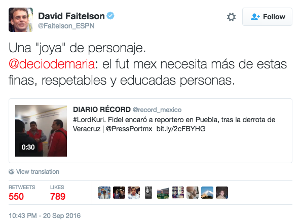 Se enfrentan David Faitelson y Fidel Kuri en Twitter - Captura-de-pantalla-2016-09-21-a-las-11.33.29