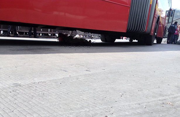 Muere una persona atropellada por el Metrobús en Indios Verdes - CsWQCGcUsAA6Sc1