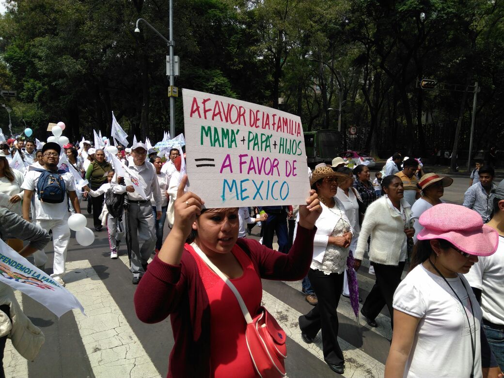 Frente Nacional por la Familia se manifiesta en el Ángel de la Independencia - Frente-Nacional-por-la-Familia-8