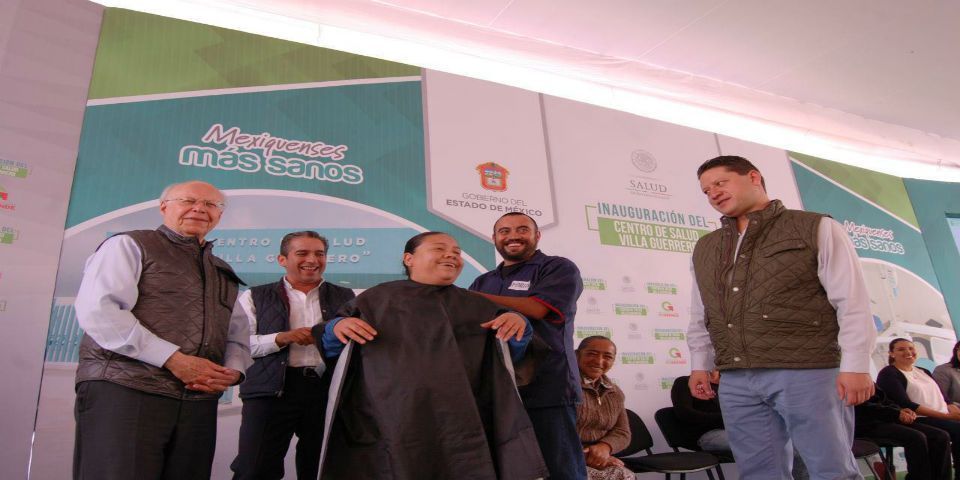 Inaugura Gómez Monge y Narro Robles centro de salud