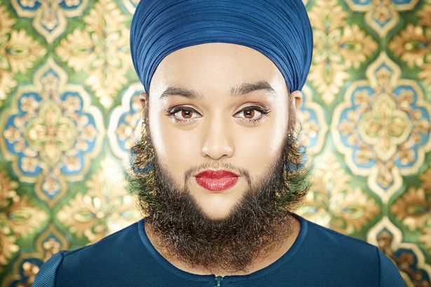 Los nuevos récords del libro Guinness - Harnaam-Kaur-Youngest-bearded-lady