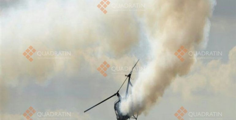 Suman cinco muertos por ataque a helicóptero en Michoacán - Helicóptero-Michoacán-3