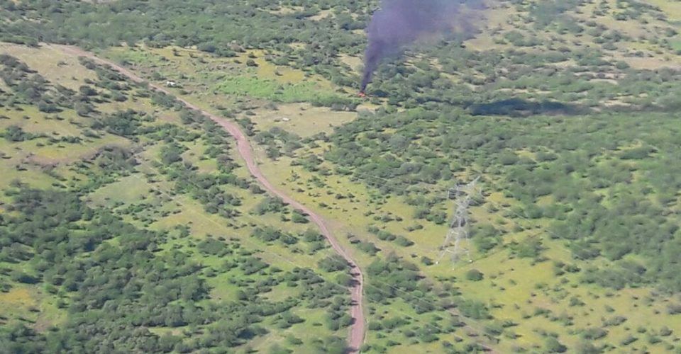 Suman cinco muertos por ataque a helicóptero en Michoacán