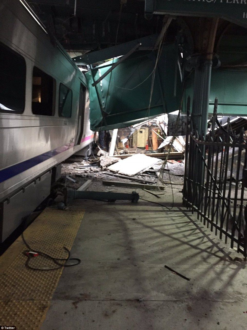 Galería: el accidente de tren en Nueva Jersey - Hoboken-11