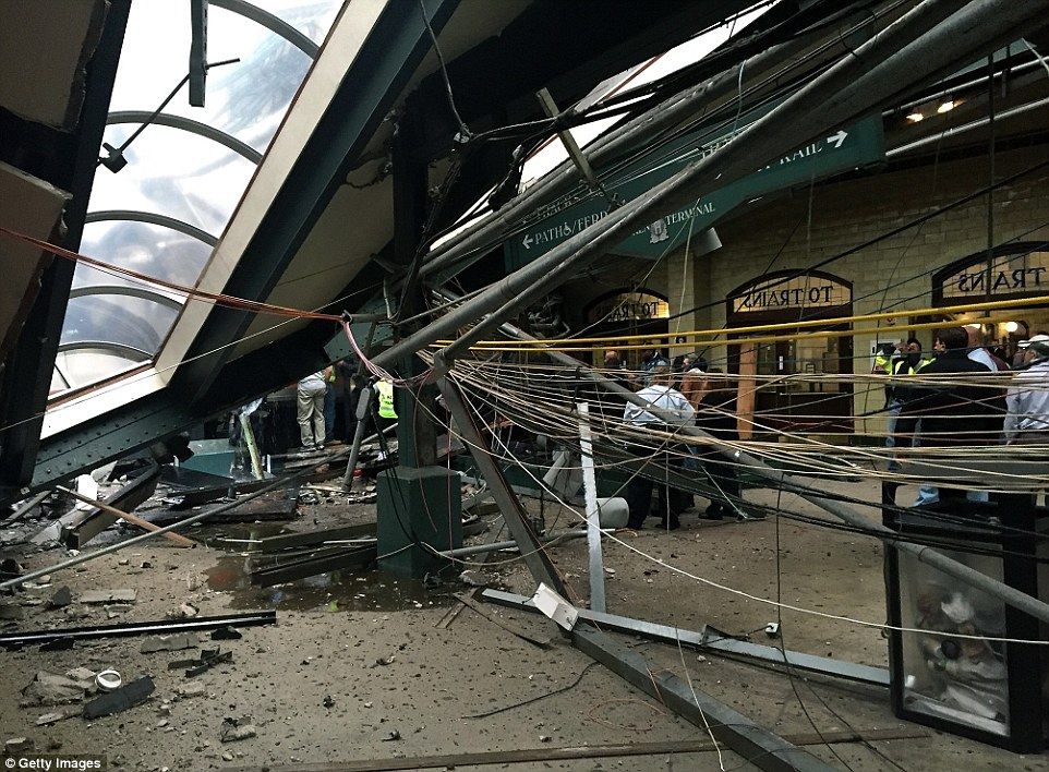Galería: el accidente de tren en Nueva Jersey - Hoboken-5