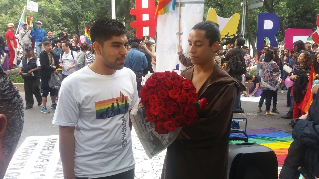 Frente Orgullo Nacional realiza manifestación en el Ángel de la Independencia - Marcha-por-la-Diversidad-3