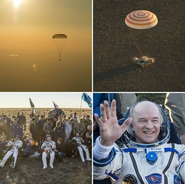 Regresa a la Tierra el astronauta que pasó más tiempo en el espacio - NASA