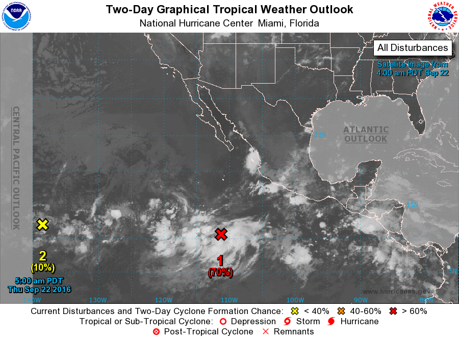 Podría formarse nuevo ciclón tropical en el Pacífico - Nuevo-Ciclón-Tropical