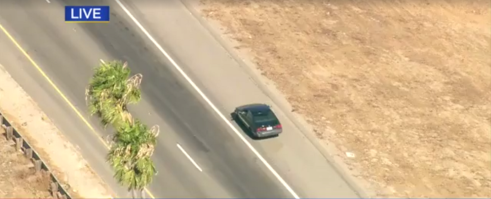 Video: persecución en California