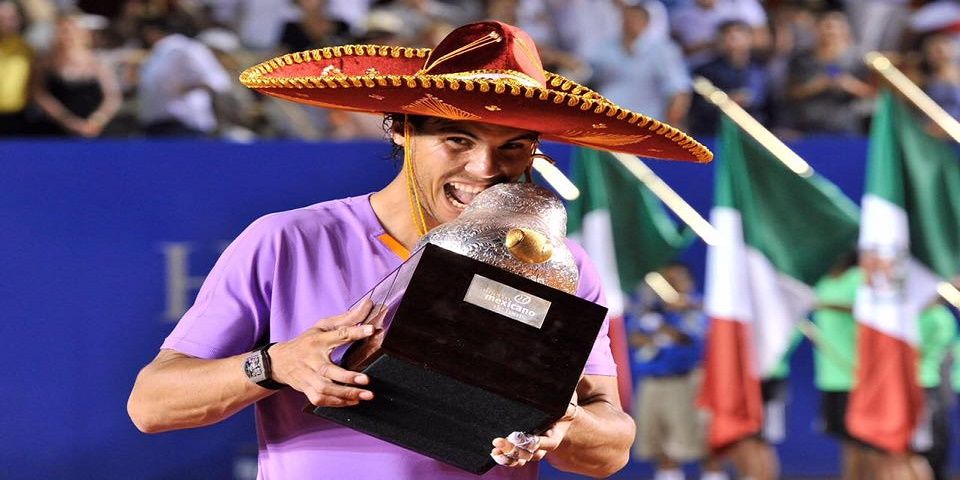 Rafael Nadal confirmado para el Abierto Mexicano de Tenis