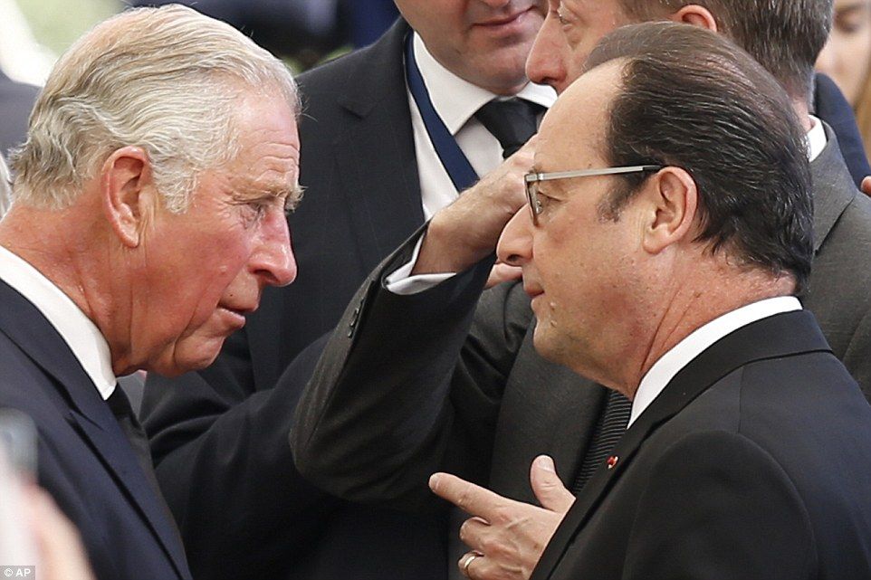 Líderes mundiales acuden al funeral de Shimon Peres - Shimon-Peres-Príncipe-carlos-Francois-Hollande