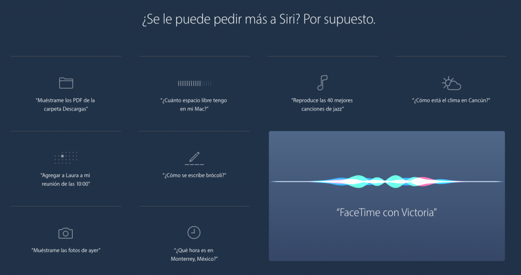 Ya está disponible el nuevo macOS Sierra - Siri-funciones-1024x540