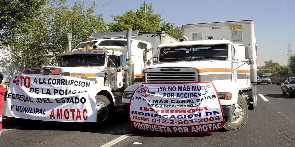 Transportistas complicarán circulación vial en el Valle de México
