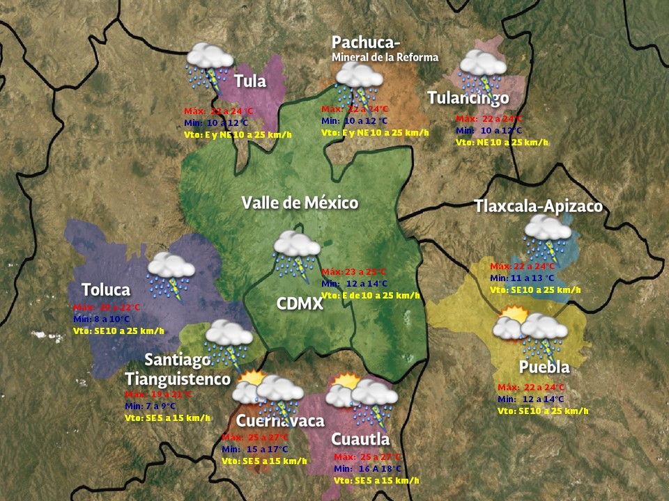 Tormentas intensas en el sur y sureste del país - VDM-2309