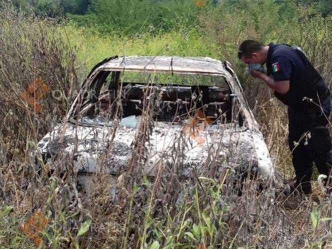 Mueren calcinadas cuatro personas en Apatzingán - Vehículo-Michoacán