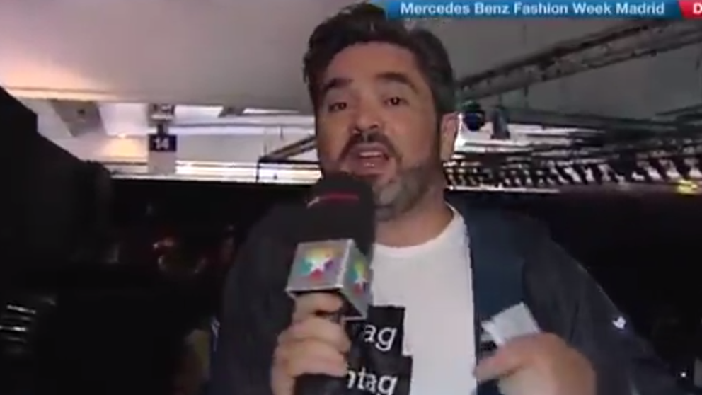 Video: reportero cae mientras transmitía en vivo