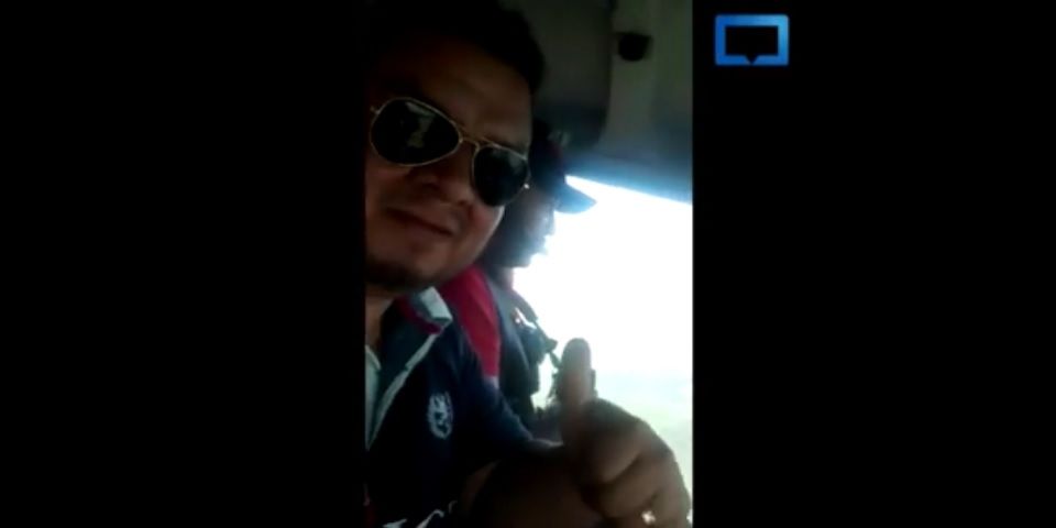 VIdeo: la tripulación del helicóptero de Michoacán antes de ser derribado