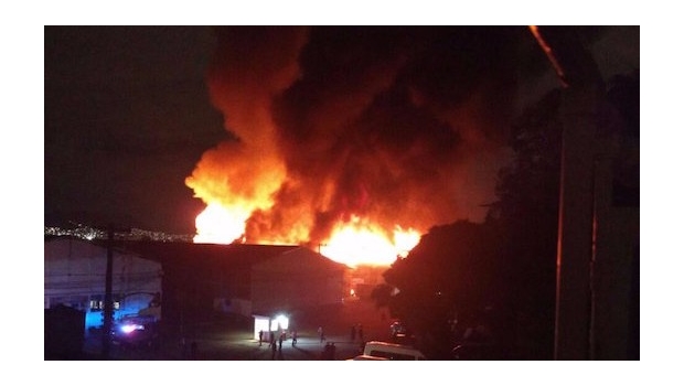 Incendio en bodega en Azcapotzalco
