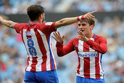 Barcelona y Atlético golean al Leganés y Sporting - atmadrid_1709