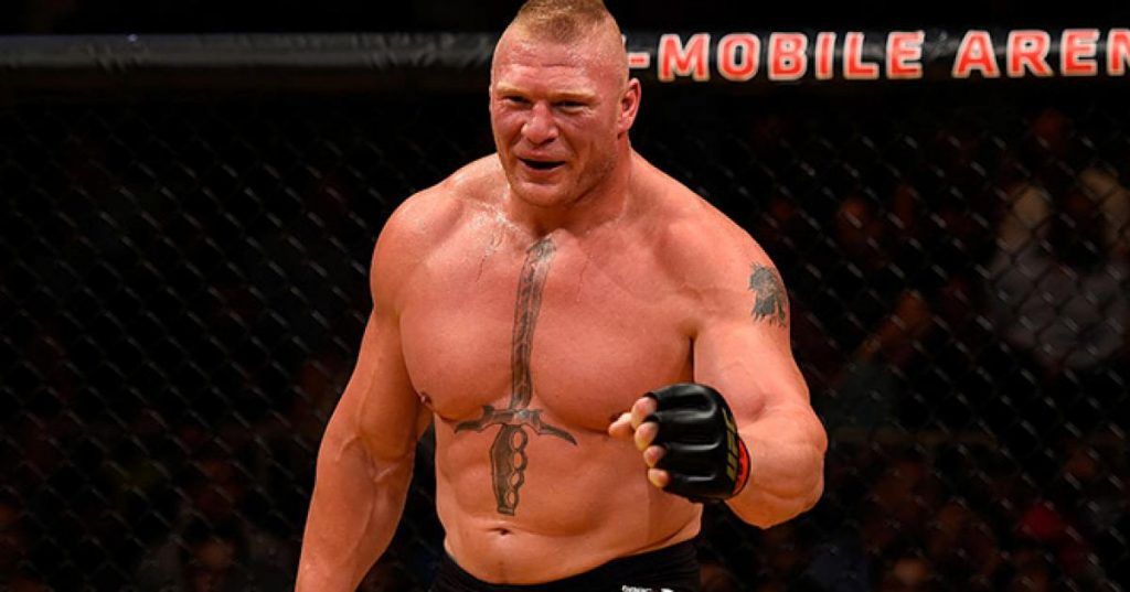 Los peleadores con mayor recaudación en la historia de UFC - brock-lesnar-1024x537