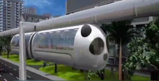 Primer tren suspendido de China completa su viaje de prueba