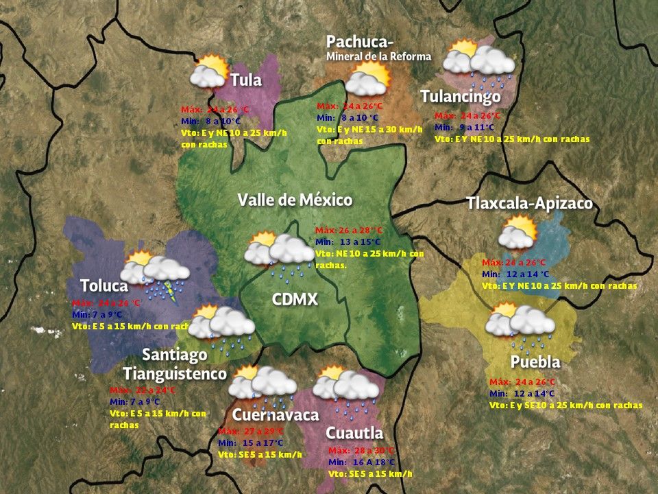 Frente frío número uno provocará tormentas en el norte del país - clima-vdm-1109