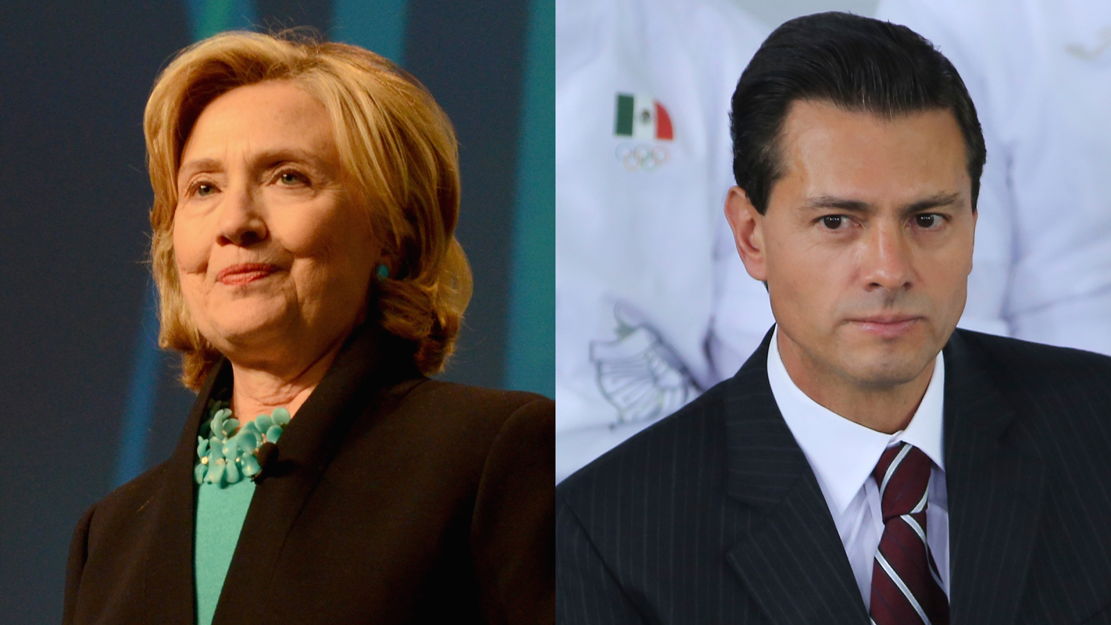 Hillary Clinton podría reunirse con Peña Nieto - clinton-peña-nierto