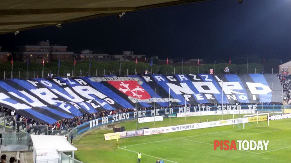Video: jugadores agradecen a aficionados que no entraron a estadio por veto - curva-nord-pisa-2