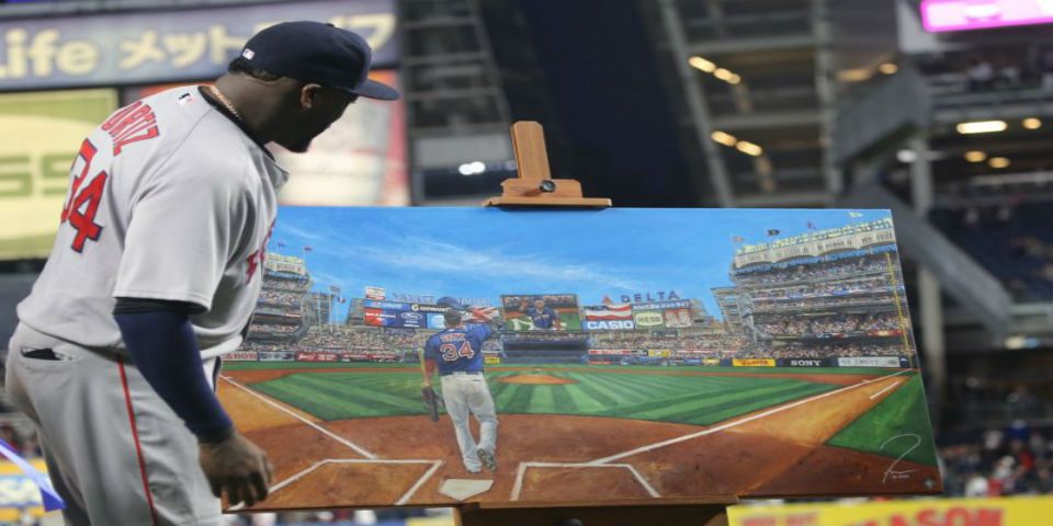 David Ortiz recibe homenaje en su adiós al Yankee Stadium