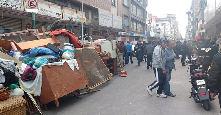 Policías desalojan predio en el Centro Histórico - desalojo-art-123
