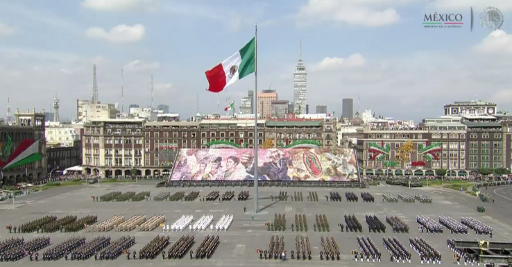 Concluye desfile militar por el 206 aniversario de la Independencia - desfile-militar