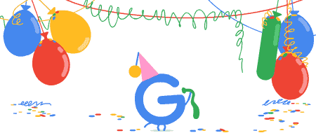 Google celebra su aniversario 18 con doodle - doodle
