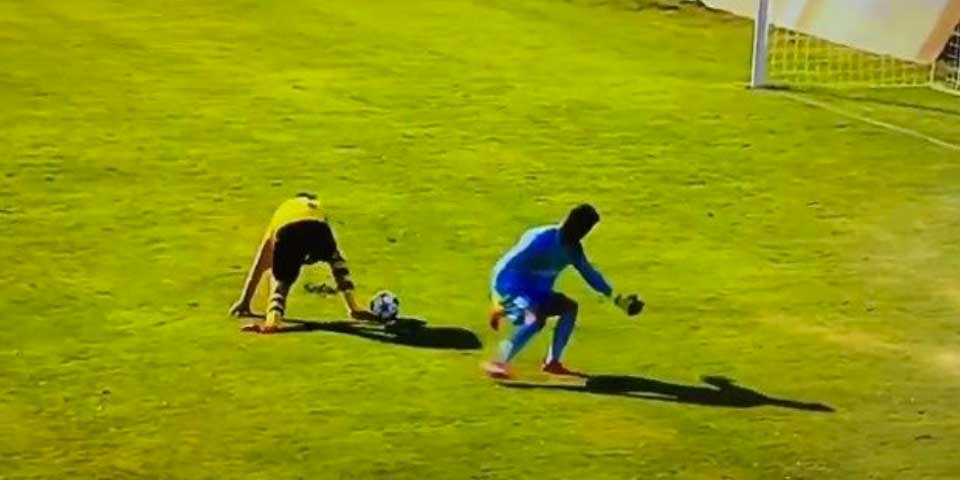 Video: hijo de Zidane comete otro error garrafal