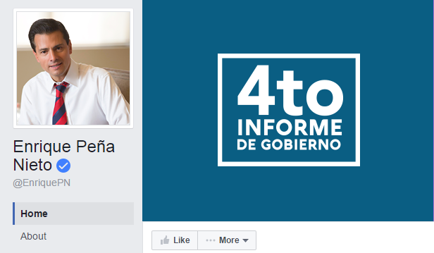 Cuarto informe de gobierno se podrá seguir en redes sociales - facebook-epn