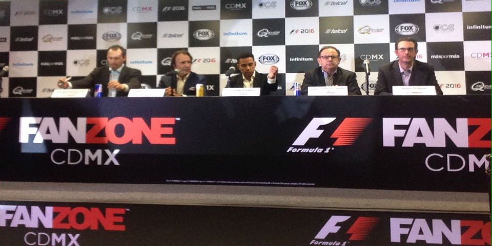 Anuncian la F1 Fanzone para el Gran Premio de México Anuncian la F1 Fanzone para el Gran Premio de México