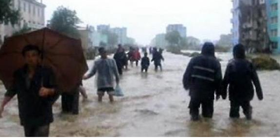 Tifón deja 133 muertos y 395 desaparecidos en Corea del Norte - flood
