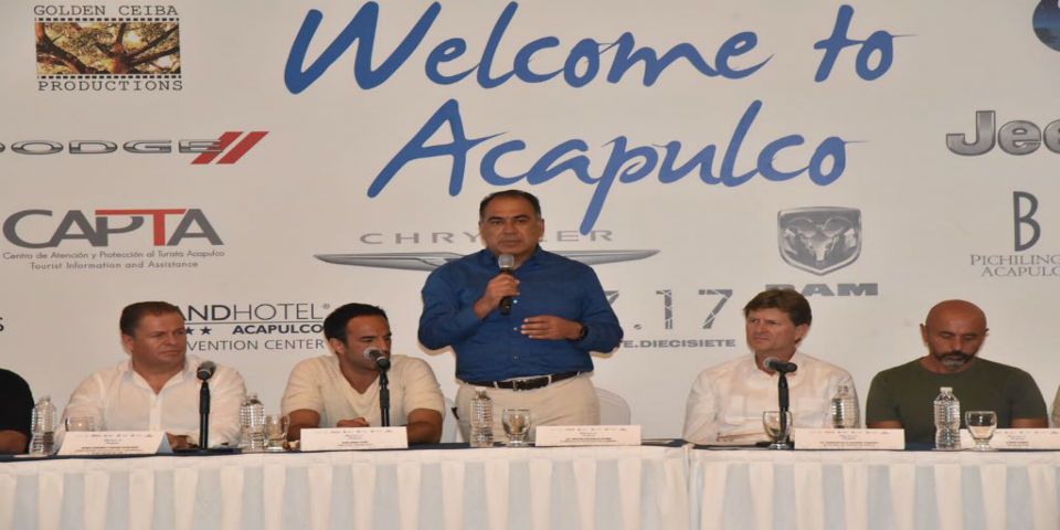 Héctor Astudillo y Enrique de la Madrid supervisan avance de obras en Acapulco