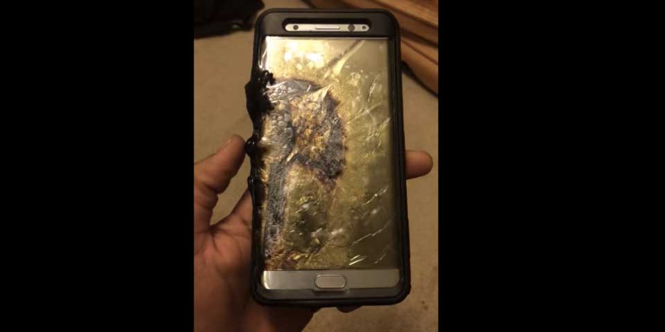 Multas por subir un Galaxy Note 7 a un avión