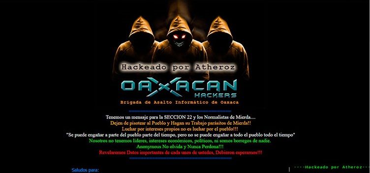 Interponen denuncia por hackeo de páginas del gobierno de Oaxaca - hackeo-1