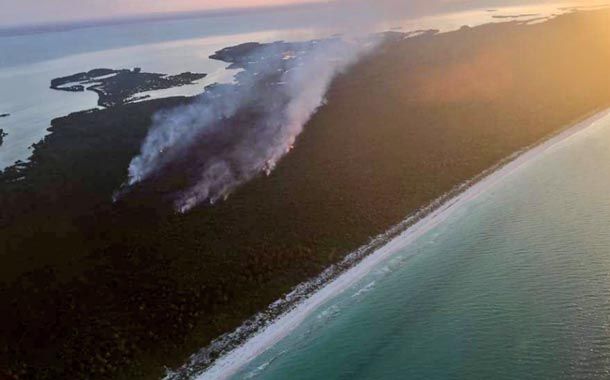 Incendio en Holbox fue provocado: Profepa