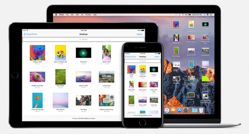 Ya está disponible el nuevo macOS Sierra - icloud-drive-1024x552
