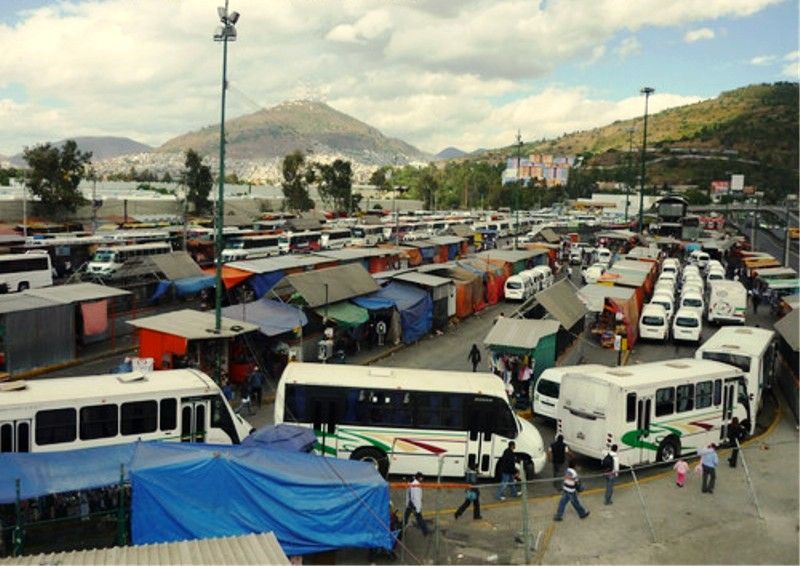 Sancionan a 96 unidades de transporte público en paradero de Indios Verdes - indios-verdes-2