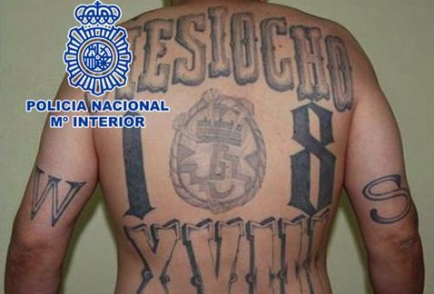Detienen a uno de los jefes de la Mara 18 en España