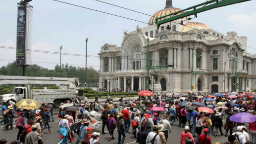 Varias marchas afectarán la vialidad en la Ciudad de México