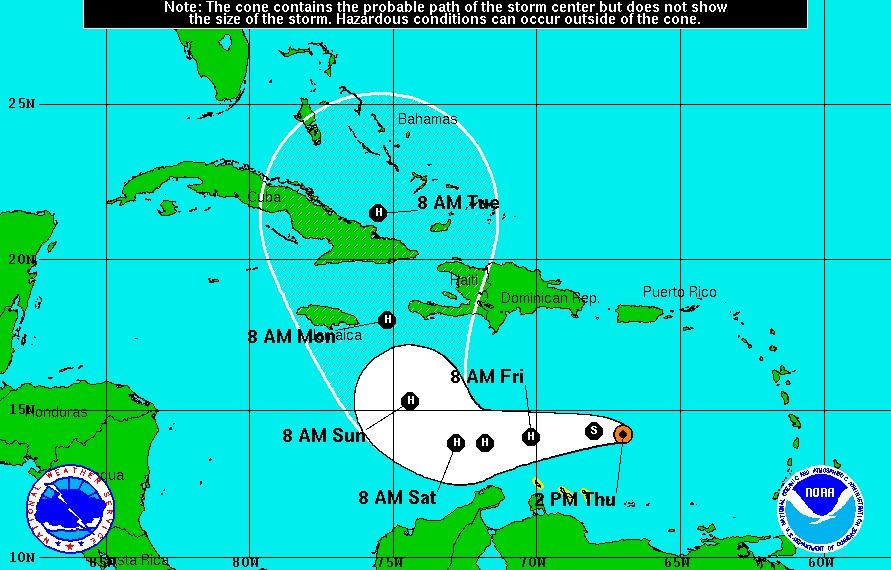 Matthew se convierte en huracán - matthew-1