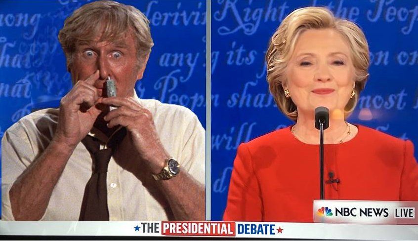Memes del debate entre Hillary Clinton y Trump - meme-debate